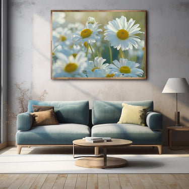 Tableau De Fleurs Blanches